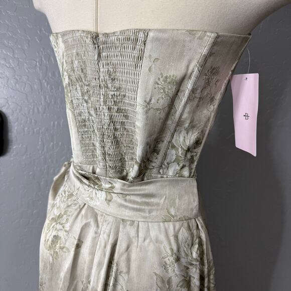 V. Chapman The June Dress in Sage Tapestry, 6 - Picture 5 of 9